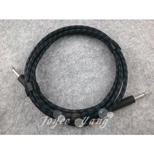 Black 10ft Acoustic Electric Guitar Cable Bass Cable Amp Lead Cord Amplifier Cable Audio Connection Cable
