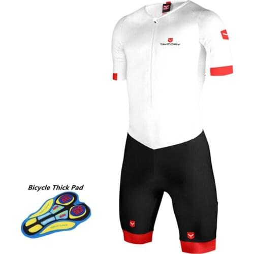 TAYMORY Summer Men Cycling Clothes Skinsuit Ropa Ciclismo Hombre Bicycle Trisuit Breathable Bike Short Sleeve Triathlon Jumpsuit