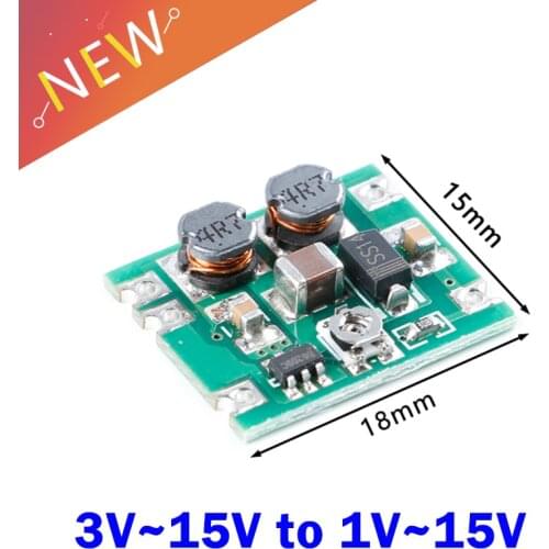 DC-DC buck-boost Converter module 3V~15V to 1V~15V 5V 6V 9V 12V 700ma/5W Step Down/UP Adjustable Power Voltage Regulator Board