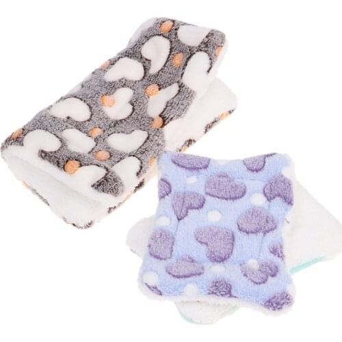 Soft Pet Blanket Mat Small Animal Guinea Pig Hamster Bed Squirrel Hedgehog Rabbit Chinchilla Mat Nest