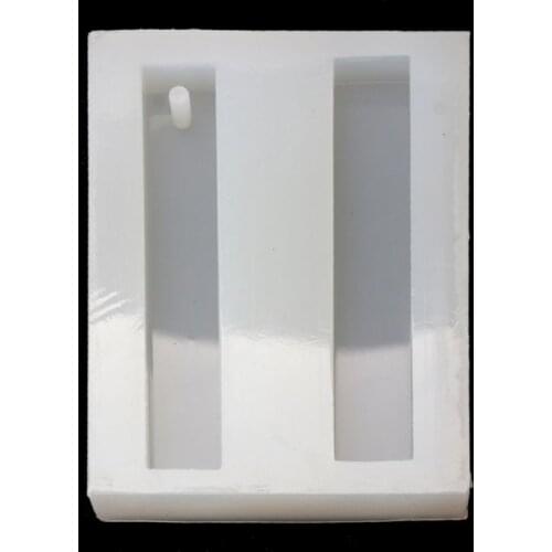 N7MF Rectangle Bar Resin Silicone Mold Epoxy Resin DIY Pendant Making Jewelry Tools