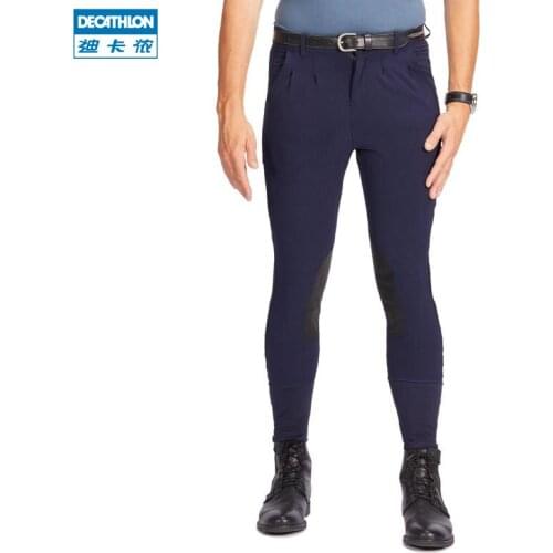 New Spring And Autumn Mens Wicking And Wear-resistant Equestrian Equipment Comfortable And Breathable Riding Breeches