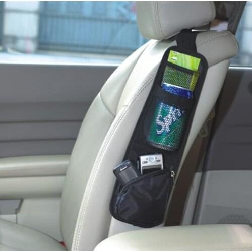 Car Seat Organizer Auto Seat Side Storage Hanging Bag Multi-Pocket Drink Holder Mesh Pocket Car Styling Organizer Phone Holder