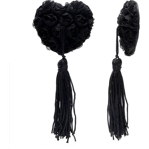 Sex Products Breast Cover Adult Games Nipple Stickers Pasties 1 Pair Women Lingerie Bra Sex Toys for Couples Heart Lace