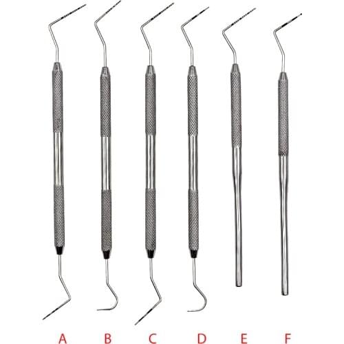 1 Piece Dental Stainless Steel Periodontal probe with Scaler Explorer Instrument Tool Endodontic Scaler Dental Tool Kit