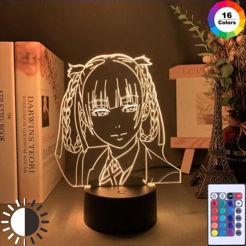 Anime Led Baby sleep Night Light for Bedroom Decor Girl Nightlight Birthday Gift Anime Usb Battery Colorful 3d Lamp Creative