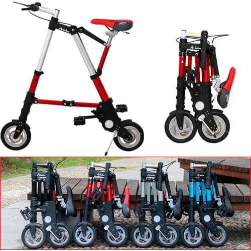 [TB11]Bicycle scooter mini 8 inch folding bicycle 10 inch bicycle small folding car free inflatable