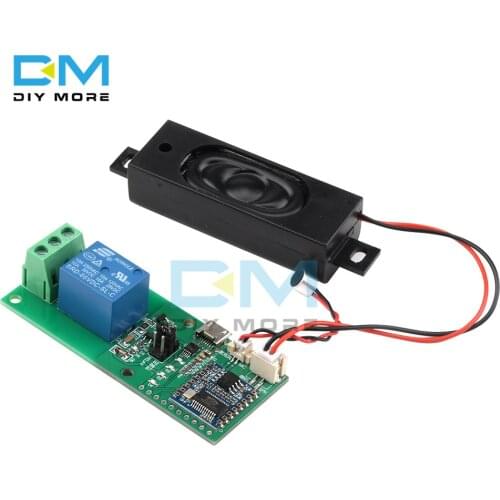 HLK-V20 Intelligent Voice Recognition Control Board Module Serial Port Module 32 Bit RISC Voice Control Switch for Smart Home