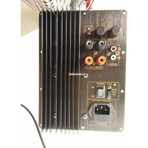 100W TDA7293 power amplifier active subwoofer amplifier board, pure bass amplifier low pass filter subwoofer 110V 220V