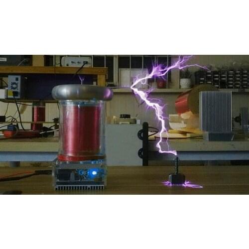 0.2M Solid State Tesla Coil /220V 200W Music Tesla Coil/ Lightning Storm with packing box education equipment