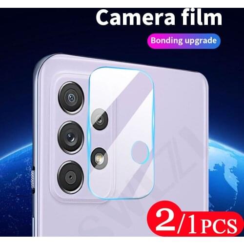 2/1Pcs 9H for Samsung Galaxy A01 A11 A12 A02 A02S A21 A21S A22 5G A03S Camera protector Camera Lens Film screen protector Glass