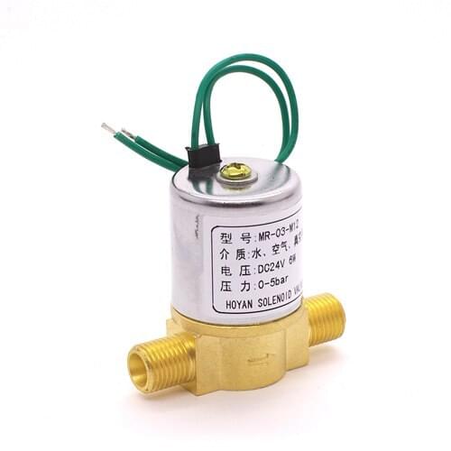 2/2 way M12 x 1.25 orifice 3mm fuel oil solenoid valve NC 0-3 bar direct acting valve