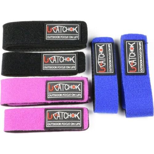 6 Pieces High Elastic Fishing Rod Wrap Bundle Fishing Rod Strap Belts Rod Tie Fishing Tackle