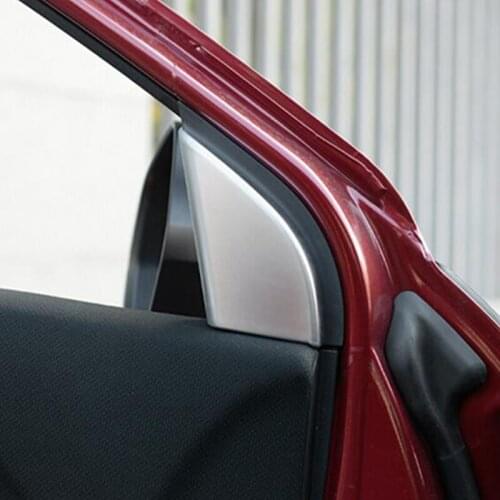ABS Chrome For Honda HRV HR-V VEZEL Car interior A-pillar Triangle frame Cover Trim Styling Accessories