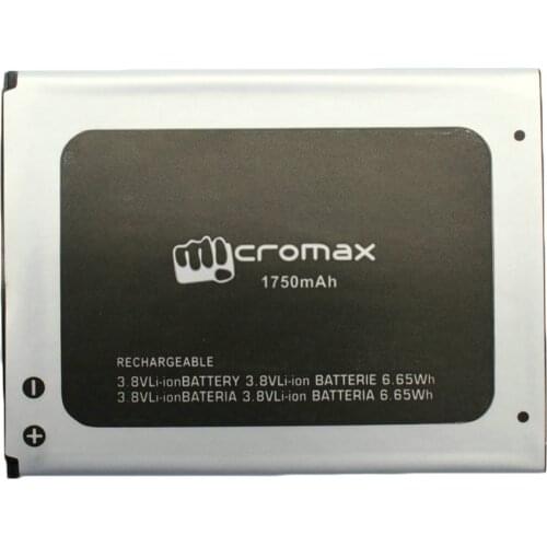 1750mAh Q414 Battery Repalcement For Micromax Q414 Canvas Blaze 4G+/ Q424 Bolt