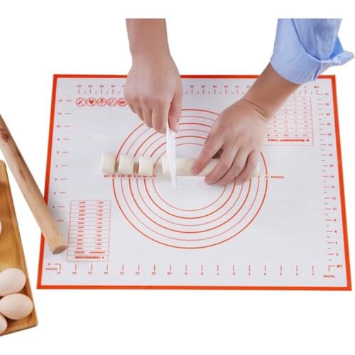 60*40CM Non-Stick Silicone Baking Mat Pad Baking Sheet Glass Fiber Rolling Dough Mat Cookie Macaron Baking Mat Pastry Tools 15