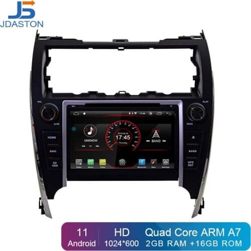 JDASTON Android 10.0 Car DVD Player For TOYOTA CAMRY 2012-2014 US VERSION 2 Din Car Radio GPS Navigation Multimedia Stereo WIFI
