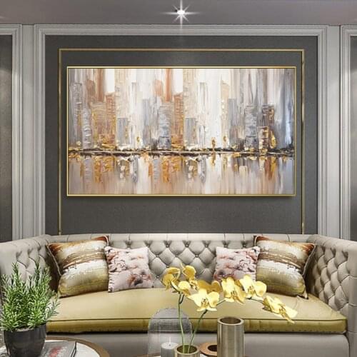 GATYZTORY DIY Painting By Number Landscape Canvas Painting Pictures By Numbers Kits Hand Painted Paintings Gift Home Decor