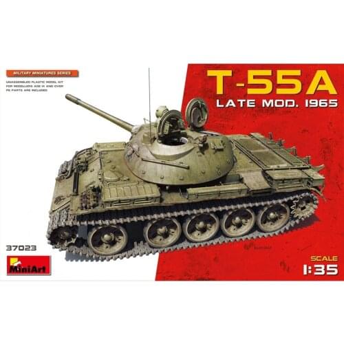 MiniArt 37023 1/35 T-55A Late Mod. 1965 - Scale Model Kit