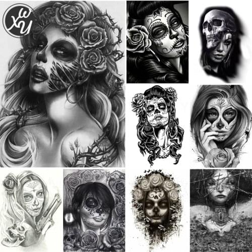 WEIWEI Skull Diamond Mosaic Art Full Square/round 5D Diy Diamond Painting Embroidery Cross Stitch Family Needlework Decor Family