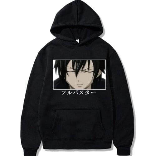 Hoodies Men Fairy Tail Harajuku Japanese Anime Natsu Printing Women Hoodie Couple Sweatshirt Daily Casual Streetwear Coat