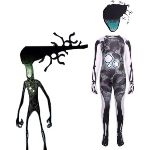 New Halloween cosplay siren chimney head childrens one-piece childrens carnival night stage performance costume 5-12 years old