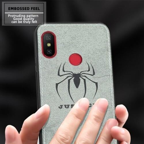 Shockproof Soft Case fabric cloth Phone Case For Xiaomi Redmi Note6/Pro Cartoon Fashion Design waterproof Cover Cute Anti-knock
