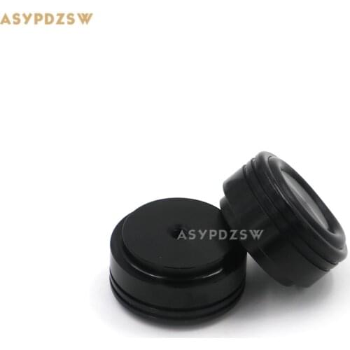 4PCS Aluminum black 29*15 Audio amplifier speaker feet computer machine mats