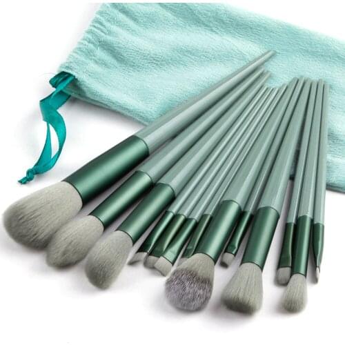 8/13Pcs Makeup Brush Set Powder Eyeshadow Blending Eyeliner Concealer Highlighter Foundation Eyelash Brushes Beauty Eye Cosmetic