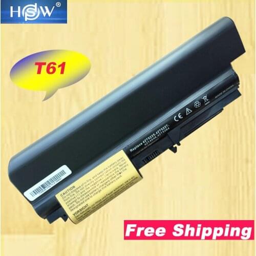 HSW 7800mAh Battery for IBM Lenovo ThinkPad R60 R60e R61 R61e R61i T60 T60p T61 T61p