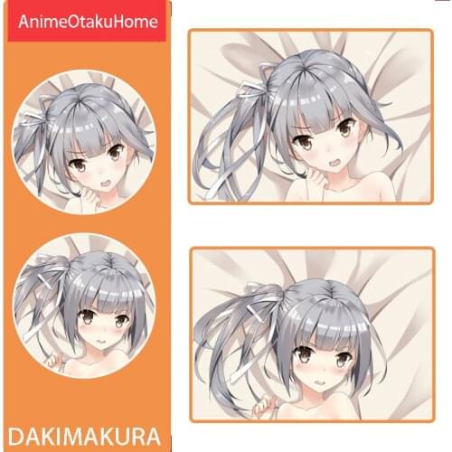 Anime Kantai Collection Kasumi Shigure Hugging Double-Sided Printed Pillowcase Otaku Bedding Decoration Dakimakura Pillow Case