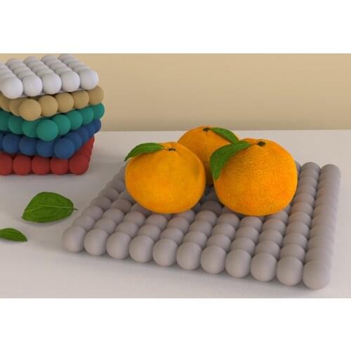 Concrete Tray Mold Cement Ball Creative Design Tray placings Silicone Mold Coaster Scented Candle Tray Silicone Molds