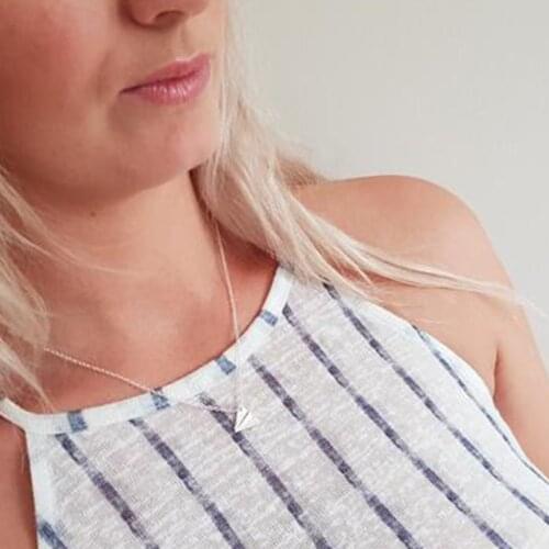 Paper Plane Necklace Women Vintage Stainless Steel Paper Plane Pendant Chain Necklaces Harajuku Women Jewelry Collares