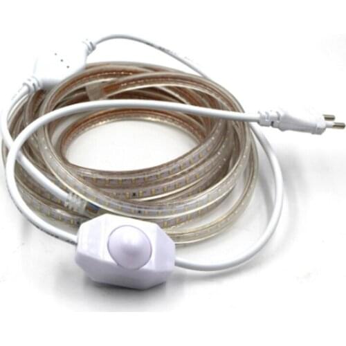 SMD 3014 AC 220V Dimmable LED Strip 120led/m Flexible Light Waterproof Led Tape flexible Rope Light Kitchen Outdoor Garden Lamp