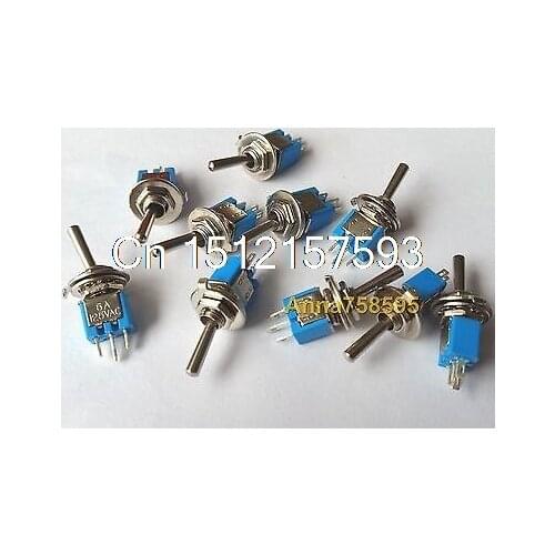 Blue Mini SPDT Guitar Toggle Switch ON-ON DIY
