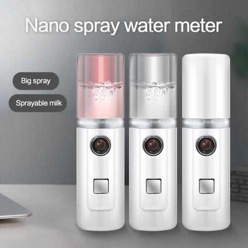 Facial Beauty Steaming Nano Spray Face Humidifier Moisturizing Instrument Cold Spray Water Replenishment USB Charging Portable