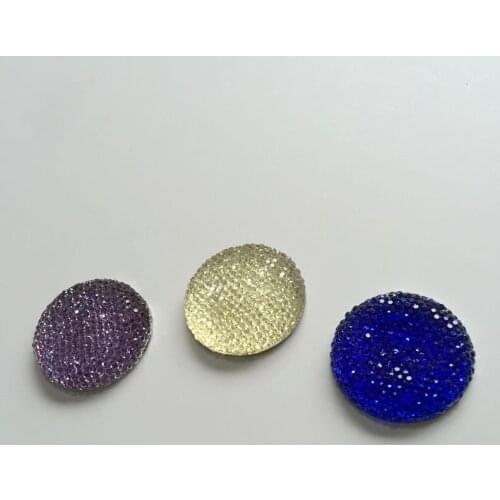 30MM 10Pcs/lot Round Shape The Stars Flat Base Resin Acrylic Fashion Jewelry Bead DIY Beads