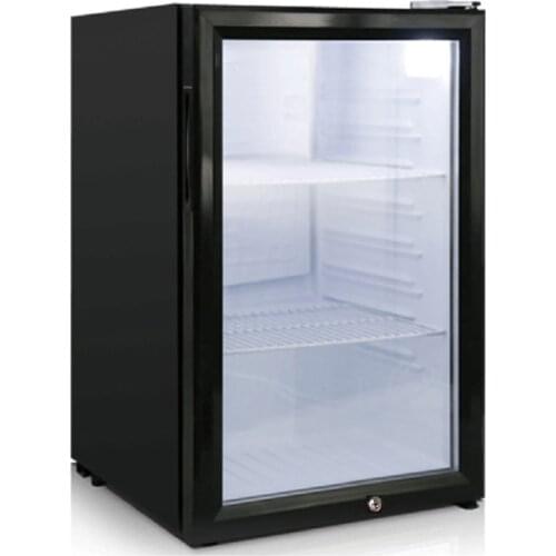 Small Refrigerator Food Sample Cabinet 62L Single Door With Lock Refrigerator Small Storage Cabinet
