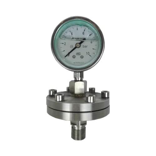 Oil filled Diaphragm SS stainless steel pressure gauge