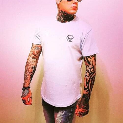 Muscle guys 2021 New Fashion Fitness t-Shirt men cotton short sleeves Casual male tshirt silm fit t shirts men summer tops tees