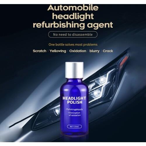 Car Headlight Polishing Agent Kit Auto Repair Styling Headlamp Polish Renovation for Outdoor Personal Car Decoration