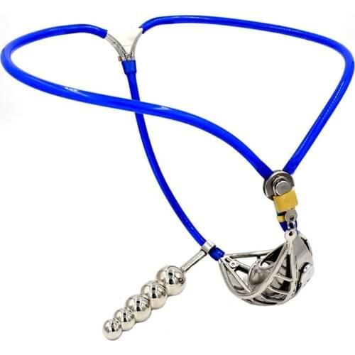 Stainless Steel Stealth Male Chastity Belt Device With Removable Anal Pulg Slave BDSM Bondage Fetish Cock Csges Sex Toys For Men