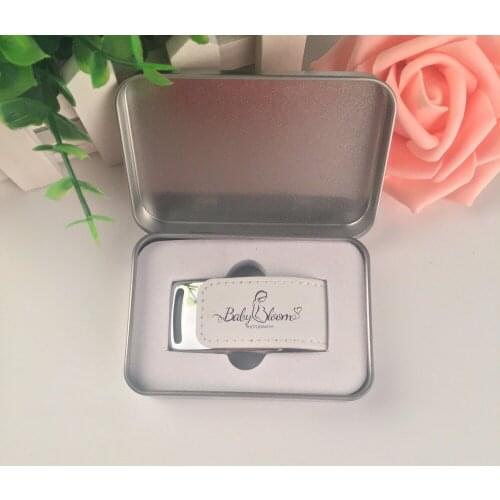 New fashion Custom personal/company LOGO (33mm*64mm) leather usb 2.0 memory flash stick pendrive genuine gift (15pcs more)