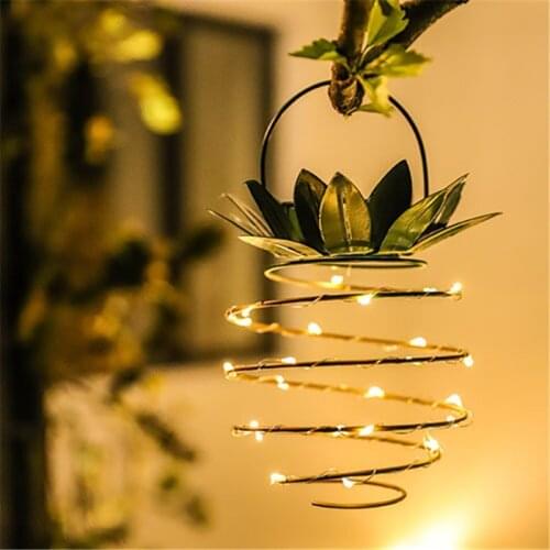 New Solar Pineapple Lights Outdoor 24 Led Crystal Globe Lights Waterproof Solar Powered Patio Light for Garden Party Decor