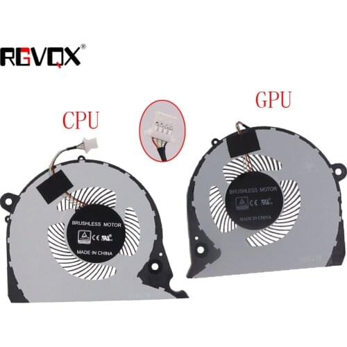 NEW ORIGINAL CPU GPU COOLING FAN FOR Dell Inspiron G7 15-7000 7577 7588 G5-5587 P72F cooler fan 2JJCP FJQS DC5V 0.5A FJQT