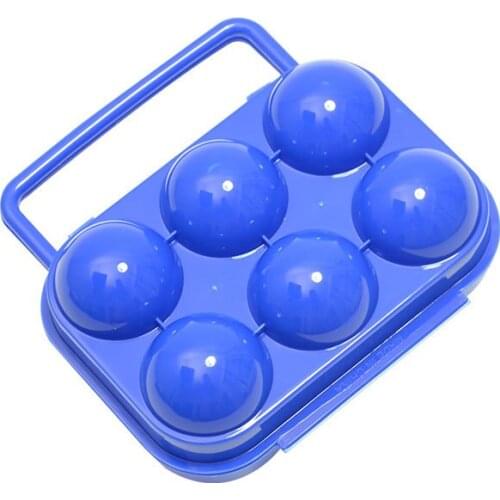2/4/6 Egg Protection Box Plastic Shockproof Storage Container Outdoor Multifunctional Portable Accessories Camping Hiking Picnic