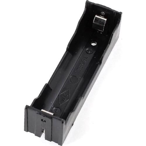 FULL-3 Pcs Open Frame 3.7V 18650 Battery Holder Cell Box Batteries Case Black