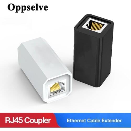 RJ45 Connector Coupler Cat8/7/6 Ethernet Adapter 8P8C Network Extender for Ethernet Cable Female to Female Ethernet Connector