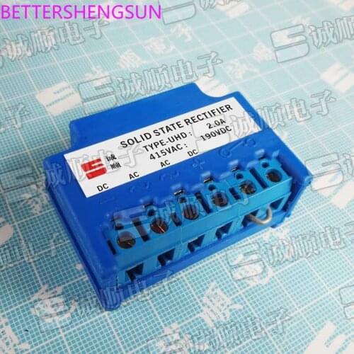 TYPE-UHD 2.0A 415VAC 190VDC SOLID STATE RECTIFIER