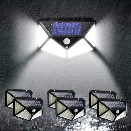 Solar Led Light Outdoor Wall Lamp Motion Sensor LED Wall Lights Waterproof Solar Lamp for Garden Street Lamp Outdoor Lighting